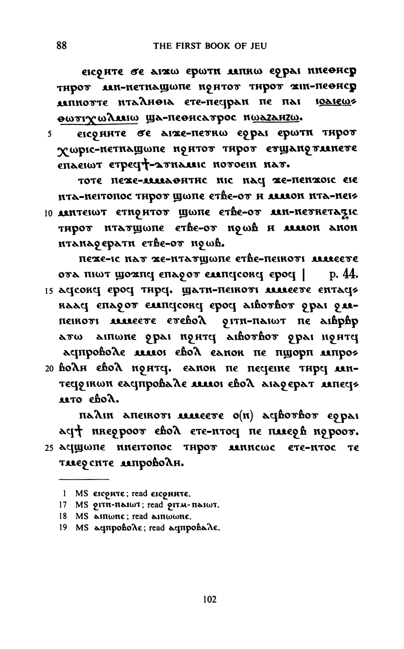 Books of Jeu Book 1 facsimile plate page 128