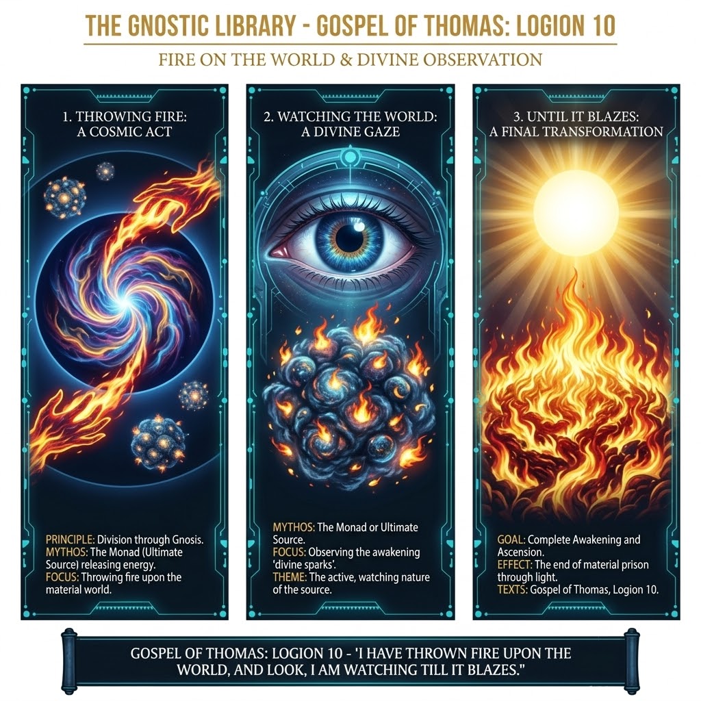 Illustration for Gospel of Thomas saying 10