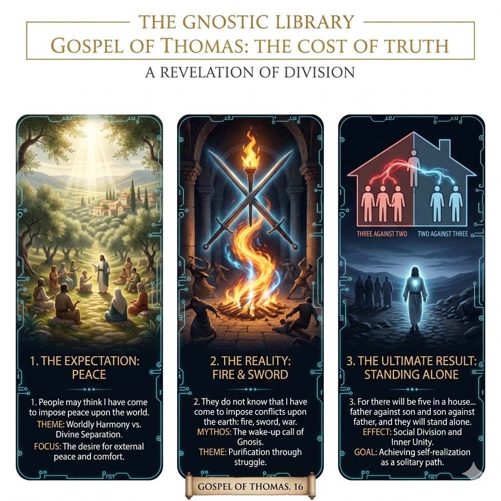 Illustration for Gospel of Thomas saying 16