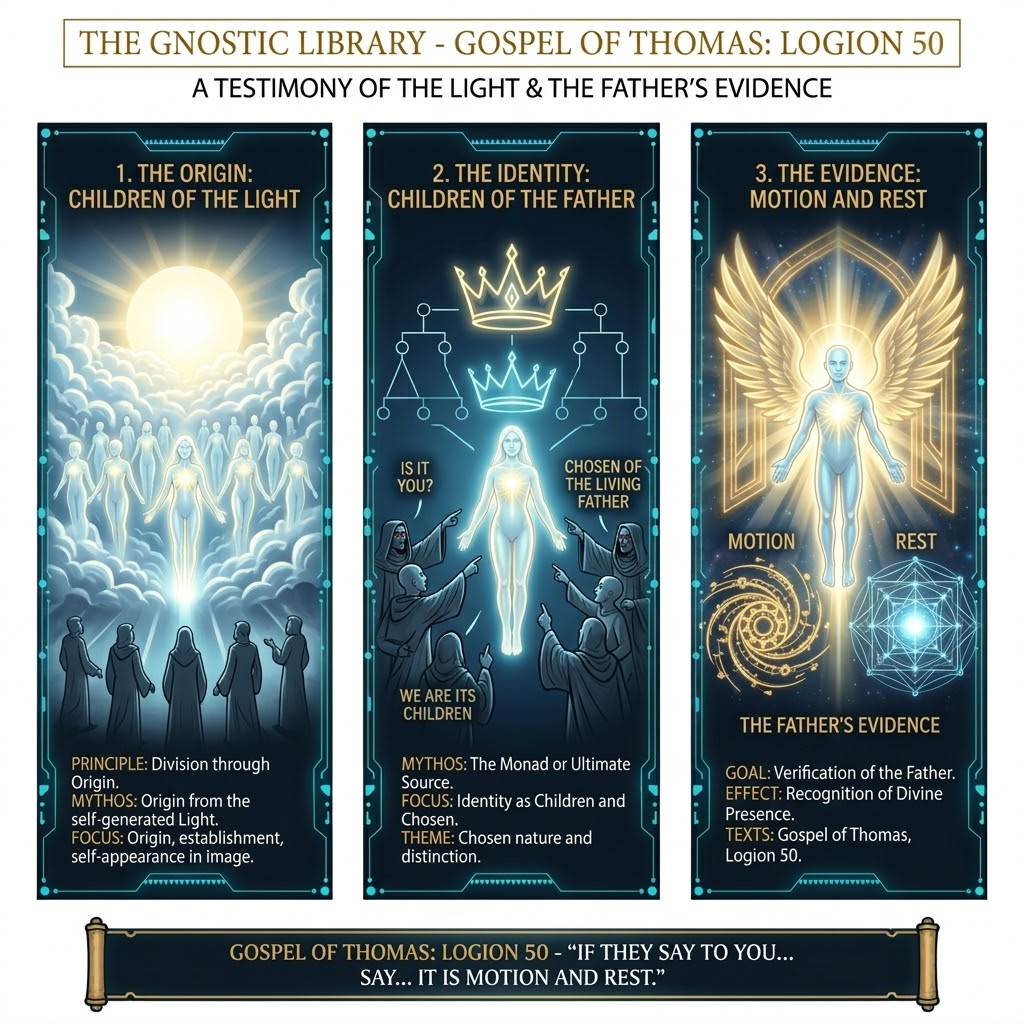 Illustration for Gospel of Thomas saying 50