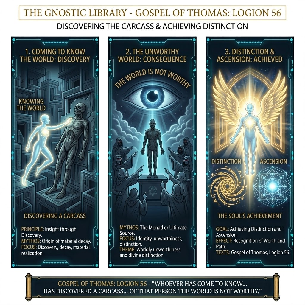 Illustration for Gospel of Thomas saying 56