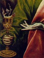 Detail - Saint John the Evangelist, by El Greco