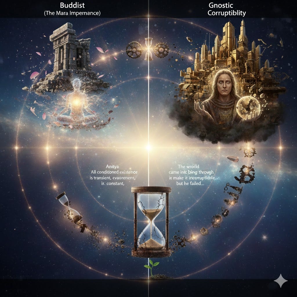 Buddhist Impermanence and Gnostic Corruptibility