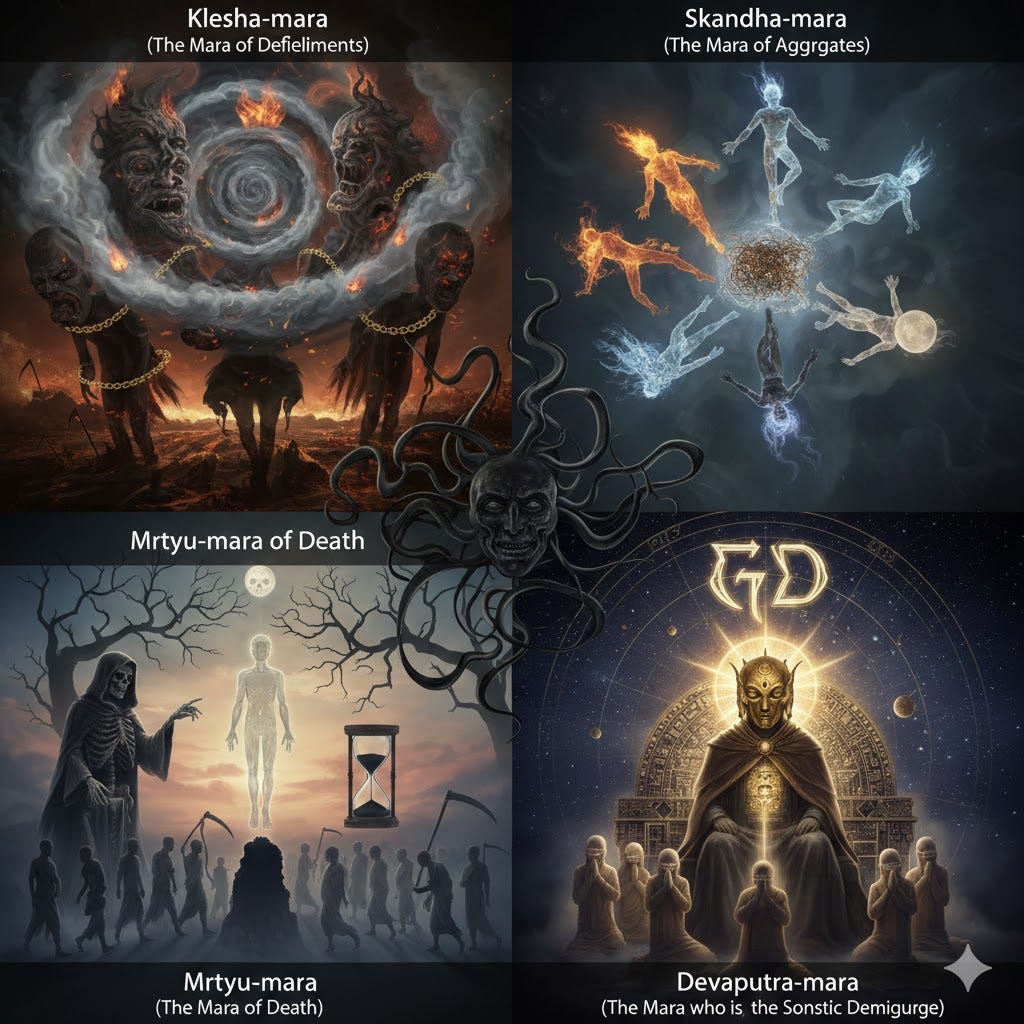 The Four Maras (The Forces of Obstruction)