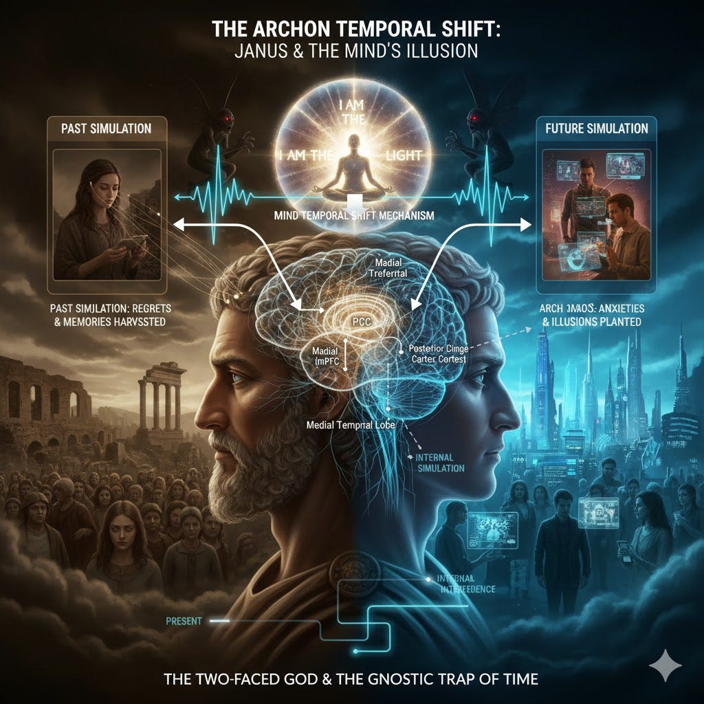 Janus symbolizes transitions, duality, and looking both forward and backward, representing the past and the future.