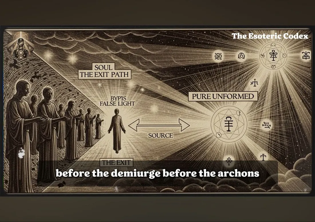 You are both a divine spark of the Monad in the physical world, and at the same time you are the Monad experiencing itself through separation and Individuation. This is Gnostic non-dual remembrance.