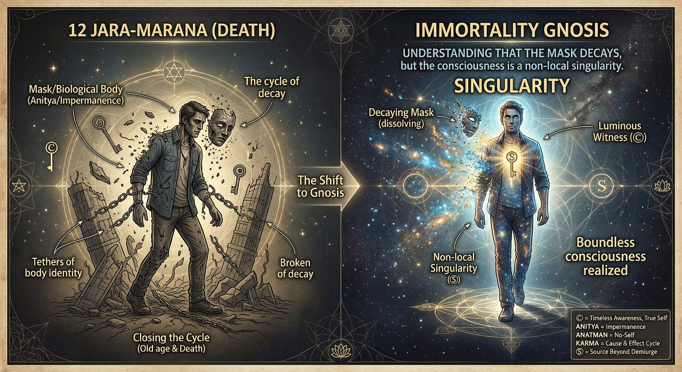 12. Jara-marana (Death) vs Timeless Immortality