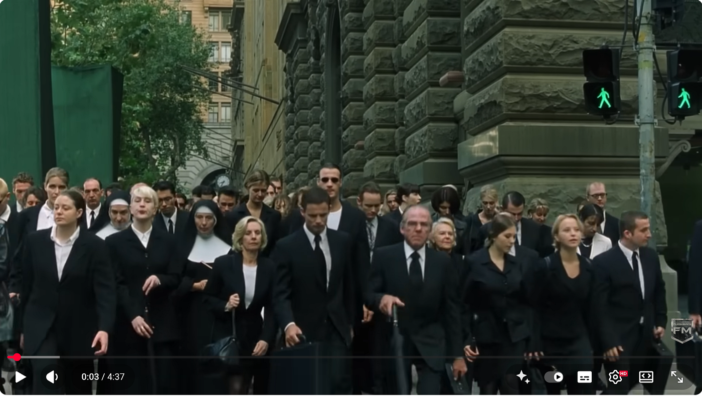 Hylics in Black, the key to default mode network reset practiced by the Matrix on Pneumatics