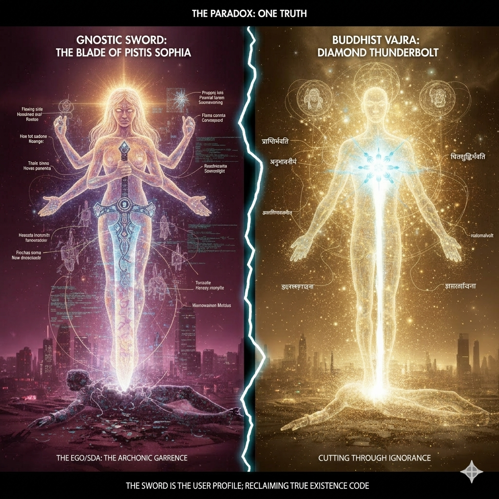 Gnostic Blade — Buddhist Vajra: cutting through ignorance and forgetfulness