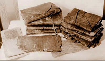 The leather-bound codices found at Nag Hammadi in 1945