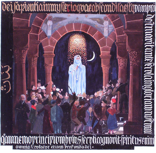 Liber Novus folio 155, image of Sapientia