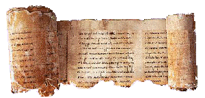 The Great Isaiah Scroll -- oldest complete manuscript of a Hebrew scripture
yet discovered, datable before 100 BCE -- found in Cave 1 at Qumran
